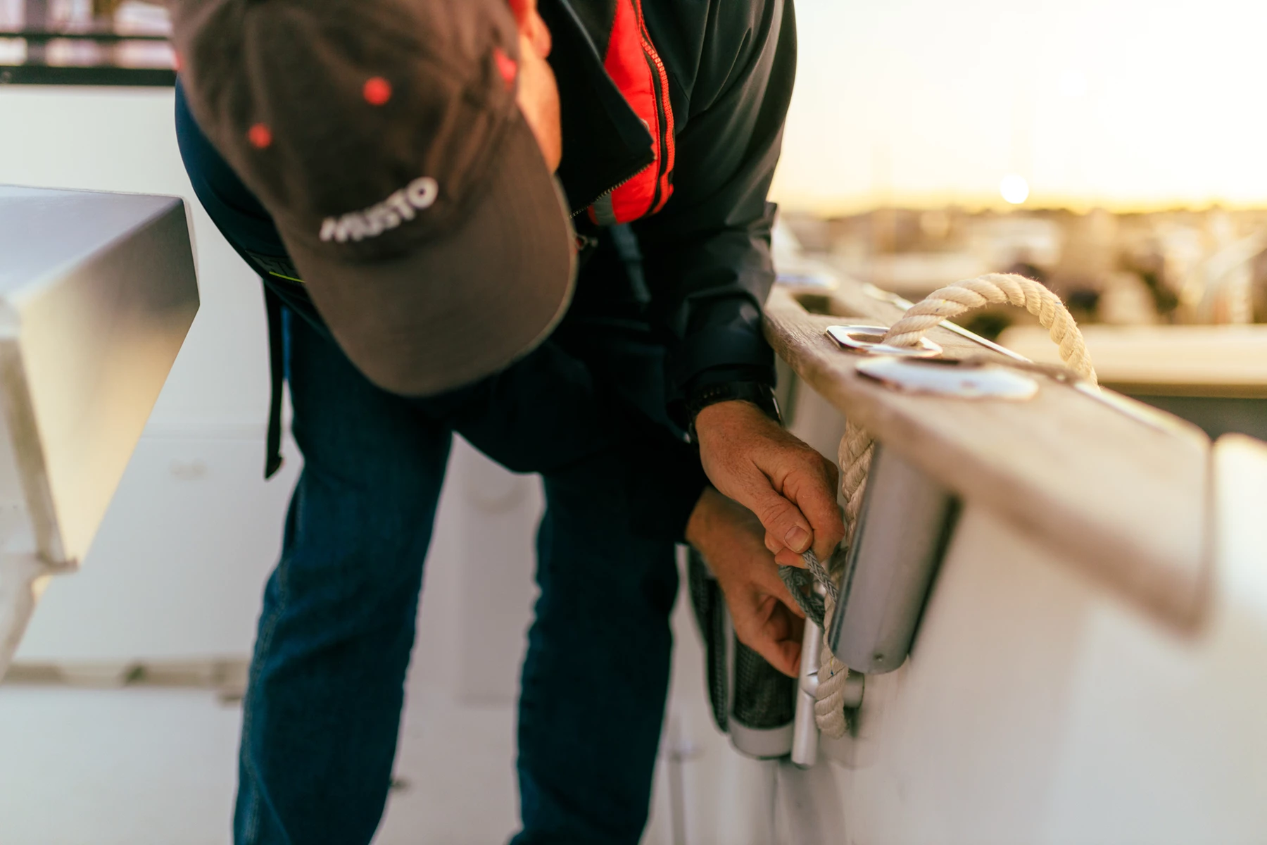Colour photo of a person holding a fish