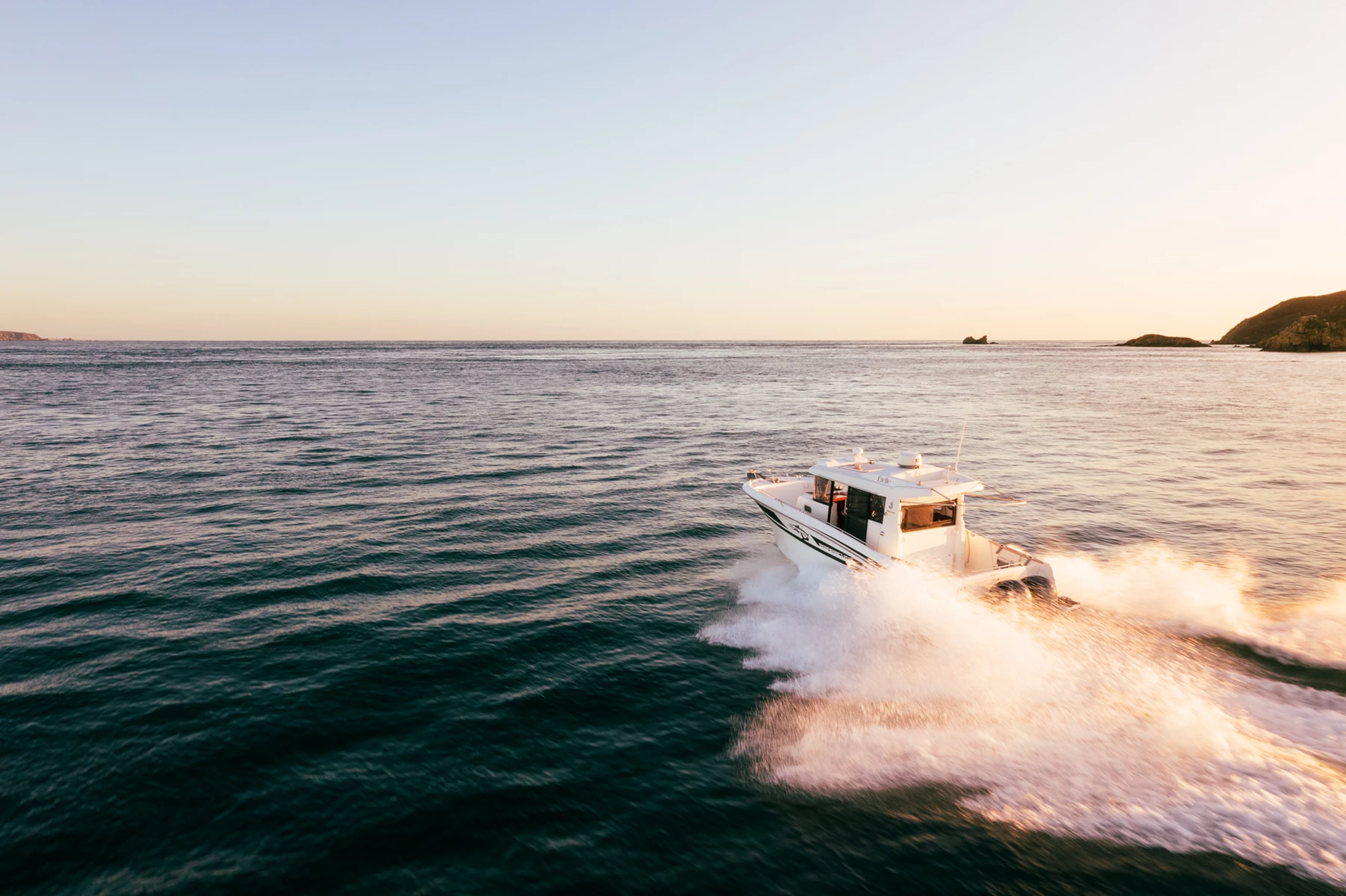 Colour photo of a boat in the water