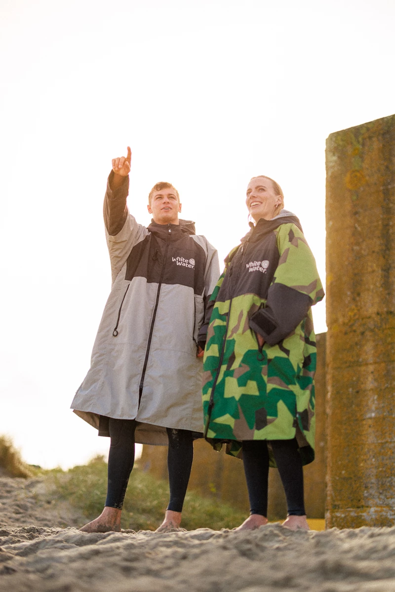 Colour photo of a man and woman posing for a picture