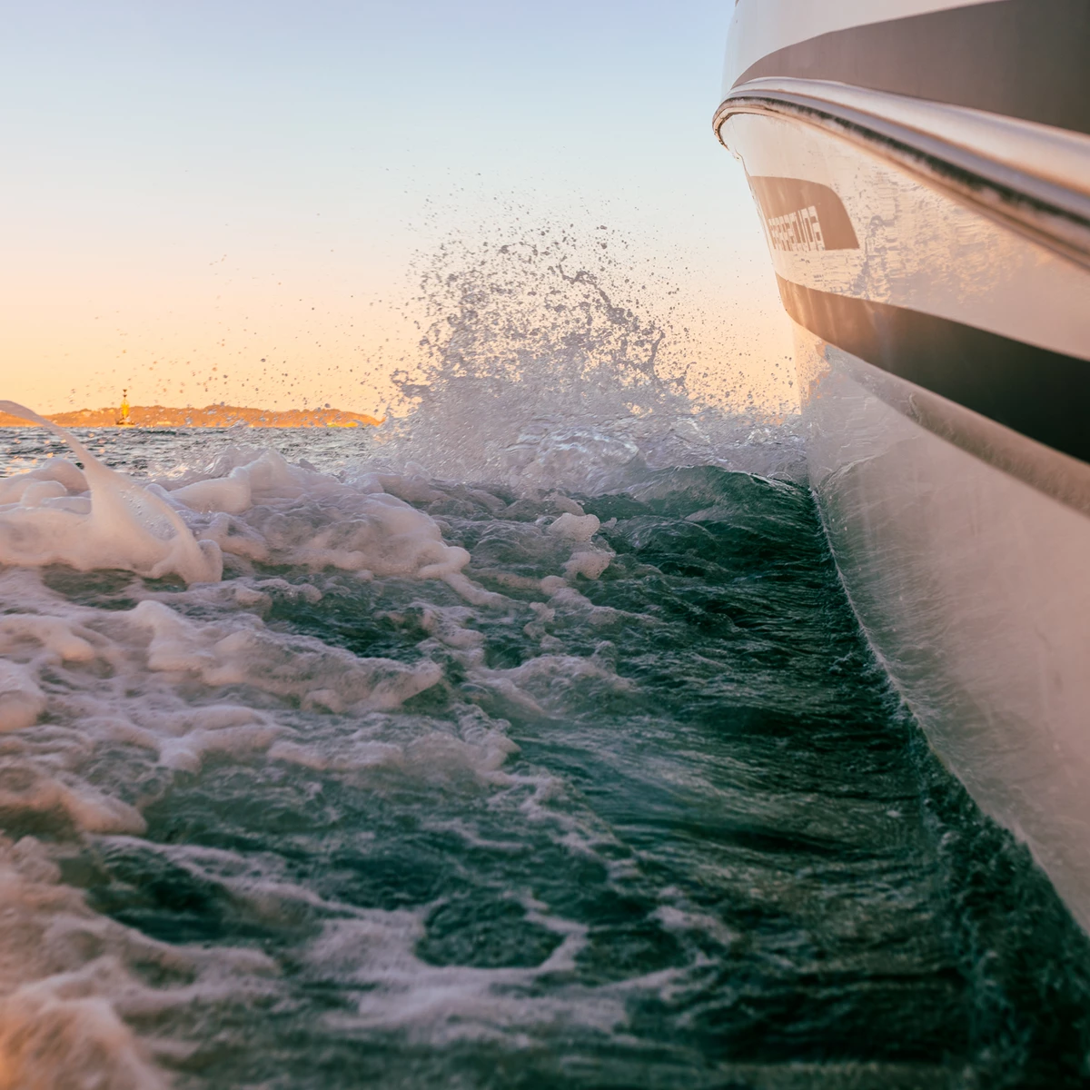 Colour photo of a boat on the water