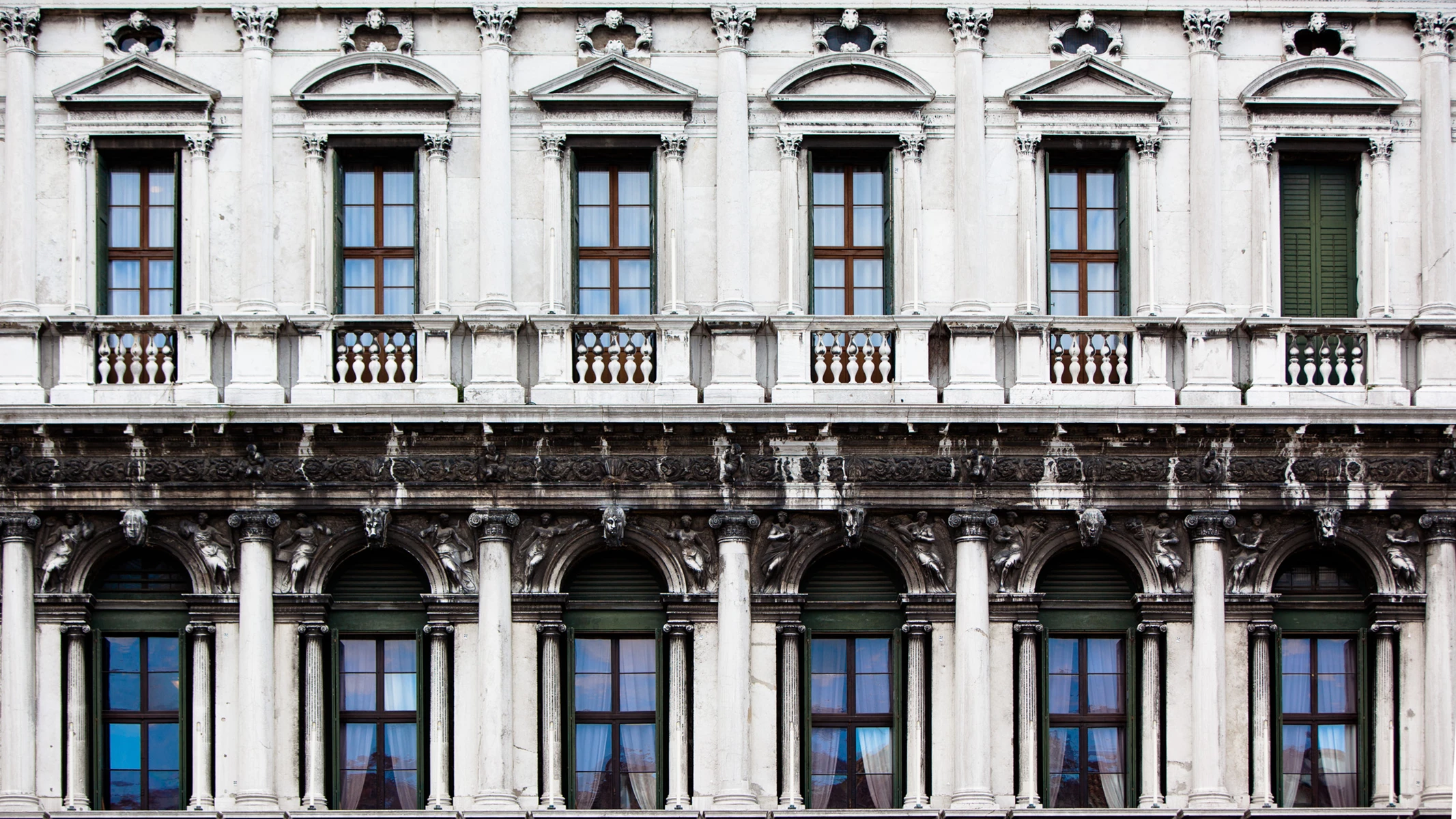 Colour photo of a building with many windows