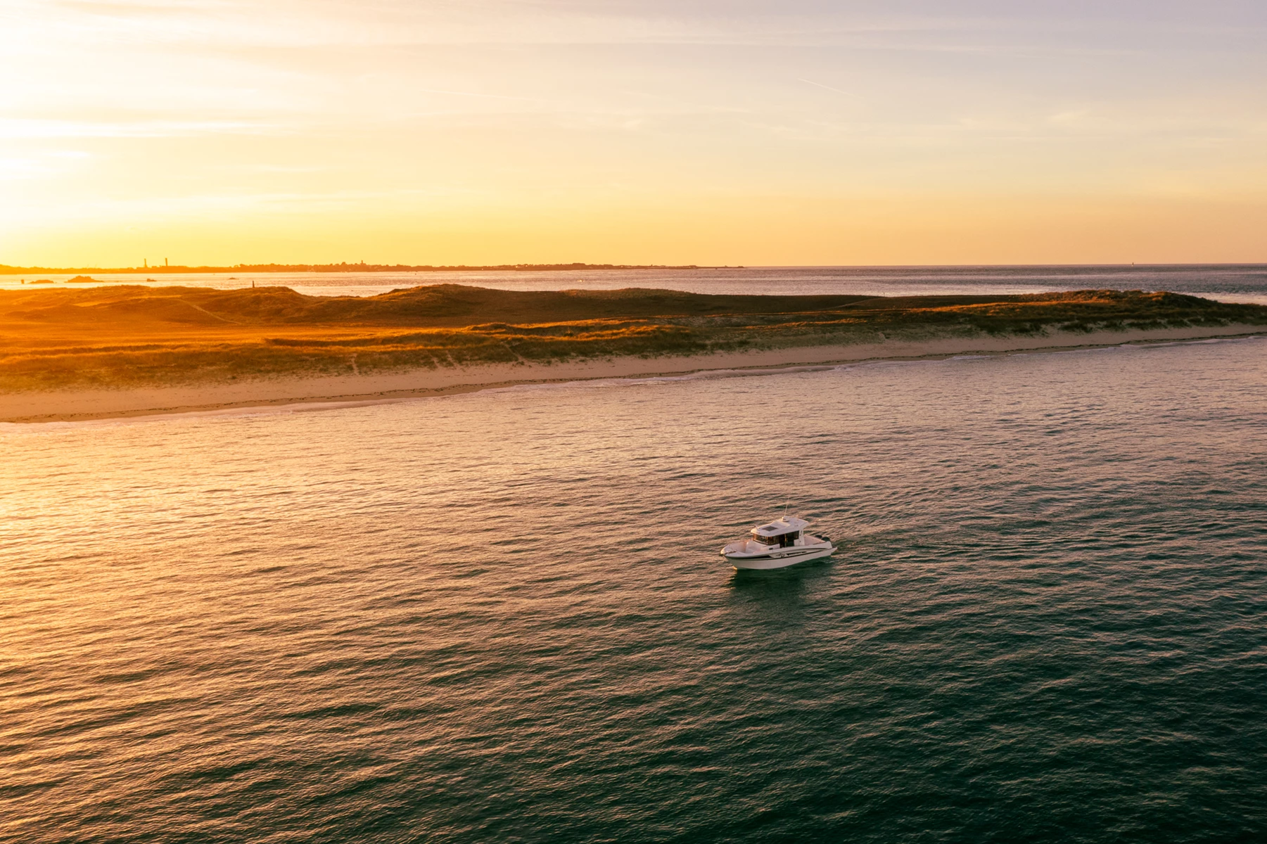 Colour photo of a boat on the water