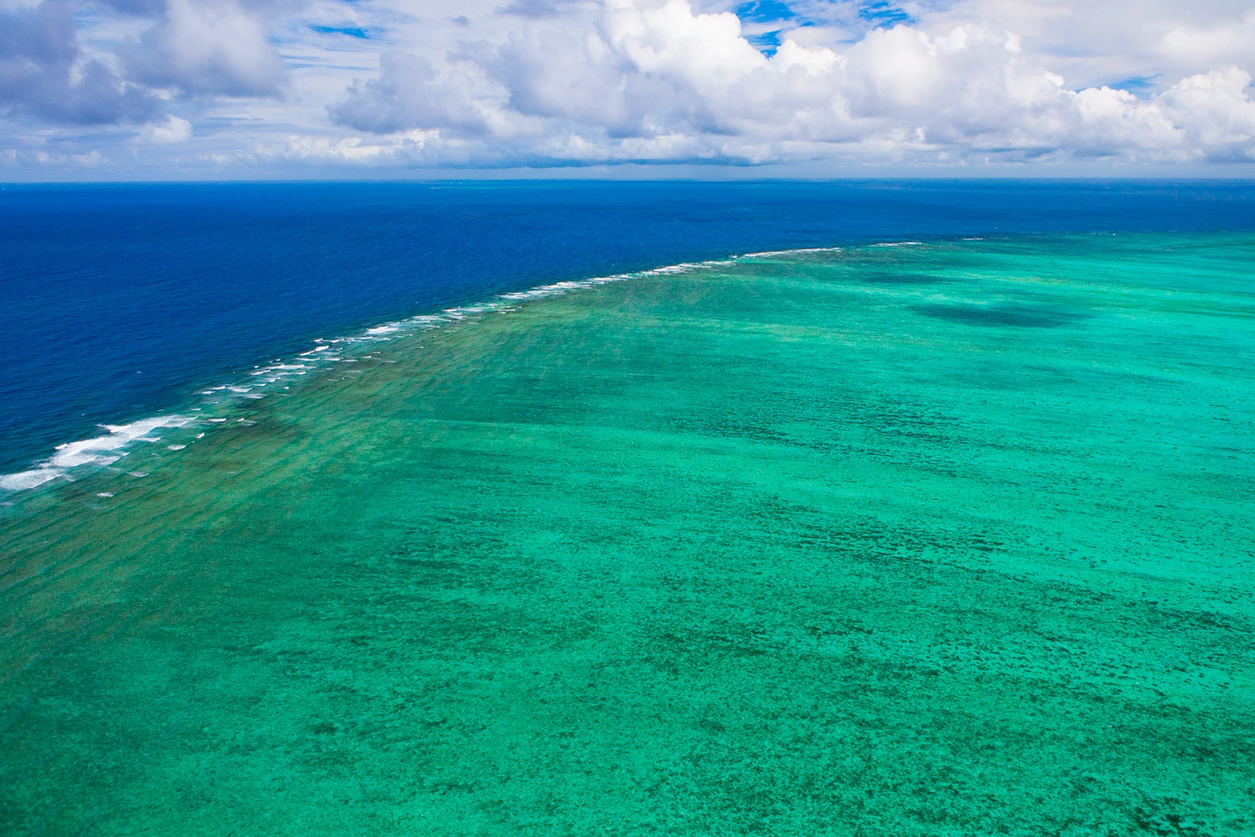 Colour photo of a large body of water